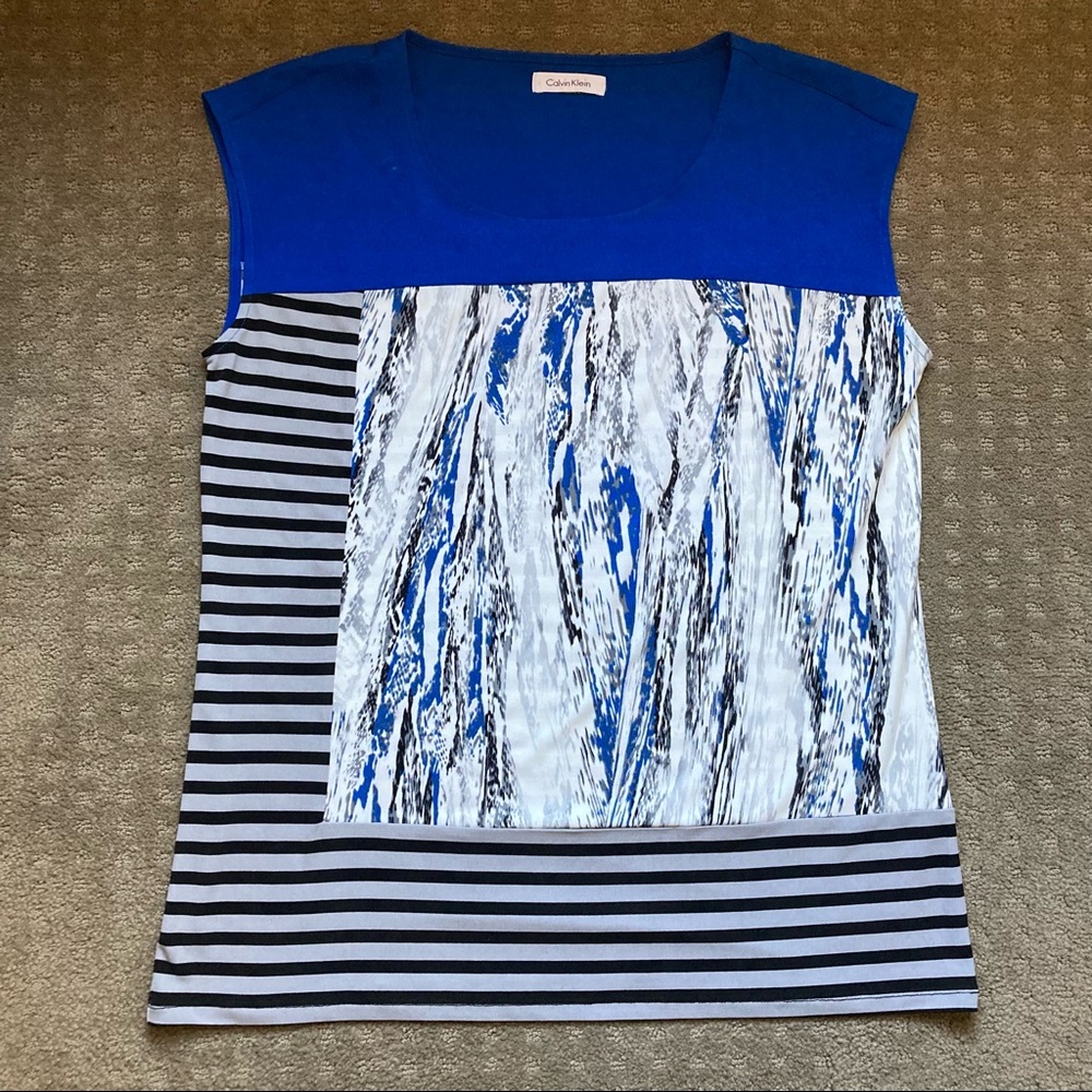 Calvin Klein Mixed Print Tank Top